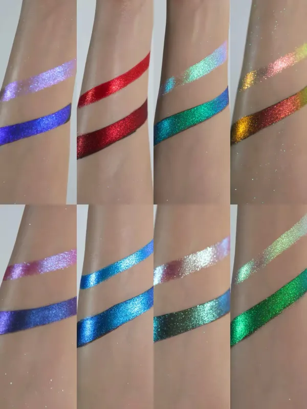 Anthemy Chameleon Single Eyeshadow Green Shimmer Smoky αδιάβροχο μακράς διαρκείας με υψηλή χρωστική ουσία για μακιγιάζ ματιών Cosplay — image 6