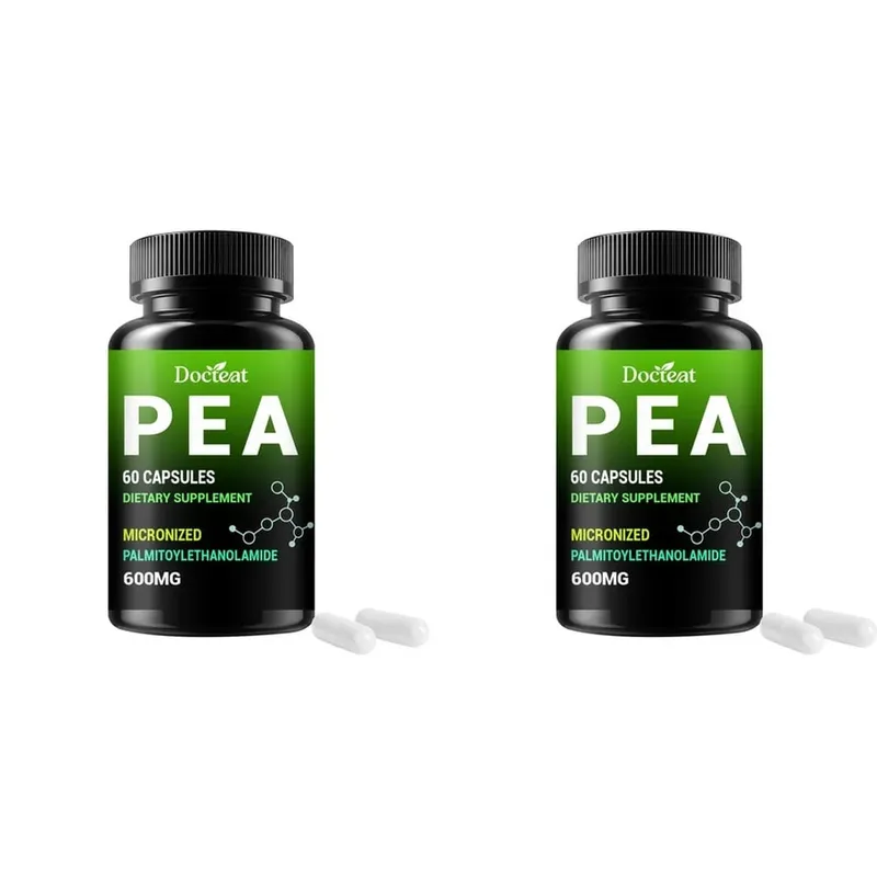 Κάψουλες Docteat PEA 600 mg Micronized Palmitoylethanolamide Supports Compound Balance Maintenance Comfort and Ease 60 κάψουλες — image 11