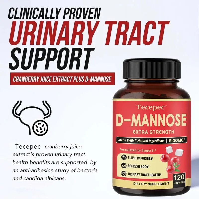 D-Mannose - Organic Cranberry Supplement To Support Urinary Tract and Bladder Health and Reduce Urinary Tract Infections — image 5