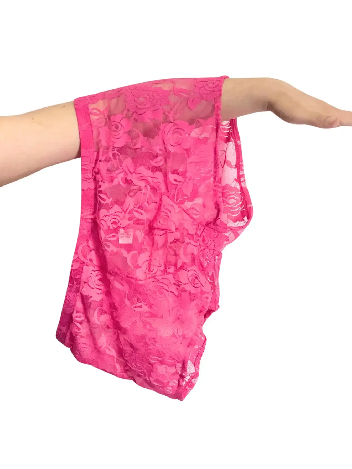 1 st Herrmode Ny design Sexig spetsbroderi, hög elasticitet Transparent spets platta hörnunderkläder, sexig, issilke 3256811662670417 — image 10