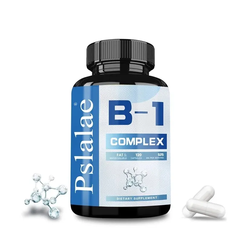 Vitamin B1 Complex - Improves Energy Levels Boosts Metabolism and Supports Nervous System Health