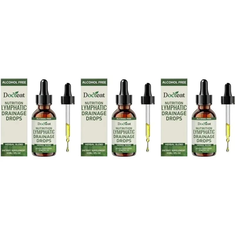 Μίγμα Lymphatic Drainage Drops Χωρίς αλκοόλ Υποστηρίζει τη λεμφική ισορροπία και ζωτικότητα με βιταμίνη B12 και ψευδάργυρο 60 ml — image 8