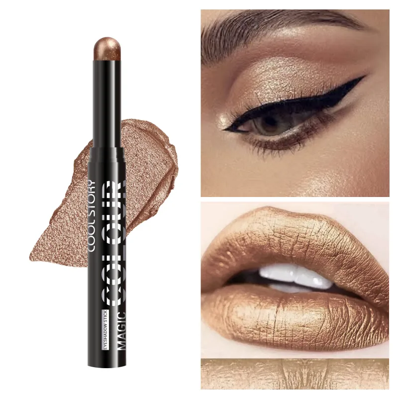 2 σε 1 Eyeshadow Lipstick Stick Pencil Waterproof Glitter Brighten Matte Eye Shadow Makeup Pigment Eyeshadow Pen — image 24
