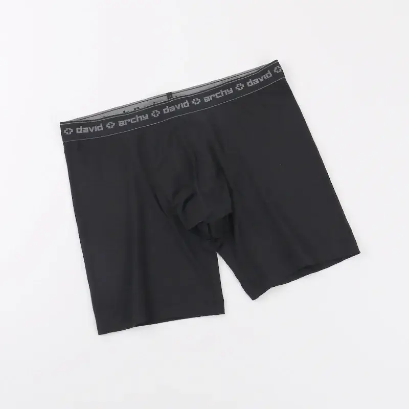 David Archy 3 Pack Mens Underwear Boxer Briefs Basic MicroModal Soft Breathable Mens Dual Pouch Boxers Quick Dry Sports Fitness