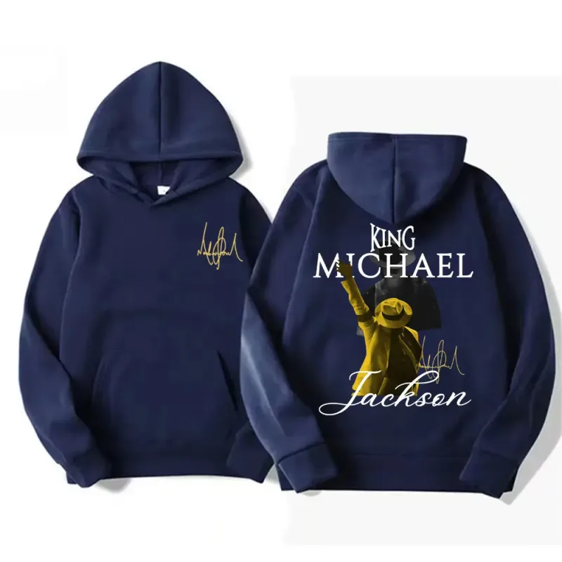 King of Pop Michael Jackson Tour Sweatshirts Men's Clothing Vintage High Street Hoodies Male Casual Long Sleeve Pullovers Hoodie — image 4