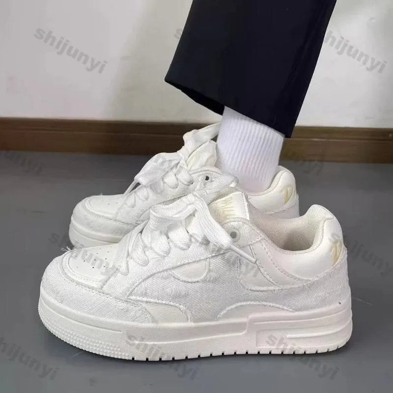 Men's Hard Wearing Platform Sneakers Increased Internal 2026 New Summer Non Slip Running Shoes Woman Breathable Casual Shoes — image 3