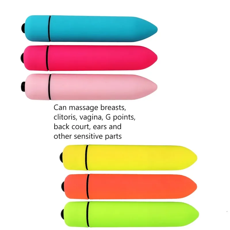 10 Speeds Mini Bullet Vibrator Vibration G Spot Clitoris Anal Stimulator Vagina Massager Adult Games AV Stick Sex Toys for Women