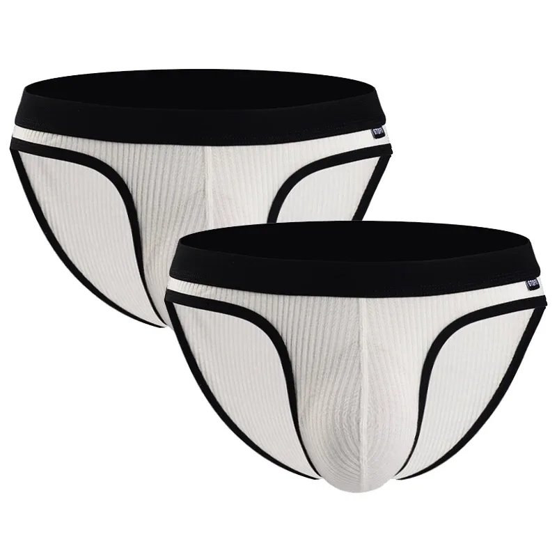 Men's Underwear U-Convex Pouch Briefs Breathable Soft Elastic Low Rise Panties For Men Daily Lingerie 2-Pack — image 6