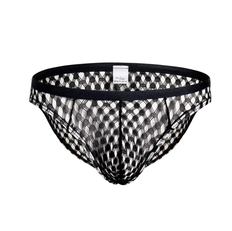 Lågskurna stringtrosa för män genomskinlig spetsunderkläder — image 3