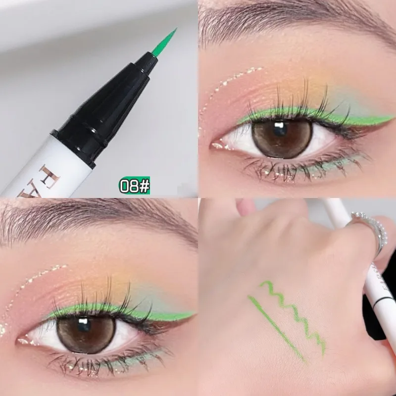 Αδιάβροχο στυλό ματιών 12 χρωμάτων Ultra-fine Tip Liquid eyeliner μακράς διαρκείας Eye Liner Quick-Dry Πολύχρωμο μακιγιάζ για Cosplay — image 15