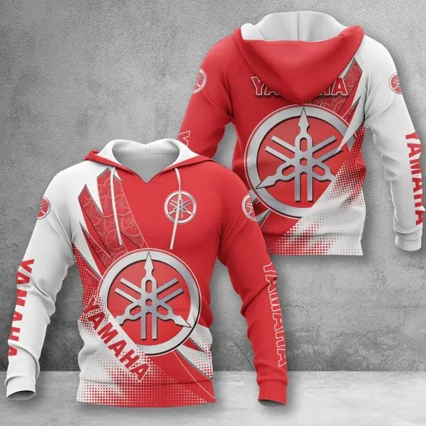 Yamaha Motorcykel Huvtröja Herr 3D Tryckt Pullover Högkvalitativ Street Style Sweatshirt Vindjacka Sportkläder — image 6