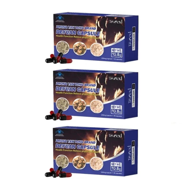 Horny Goat Weed Capsule 36 Tablets 100% Pure Non-GMo Supports Reproductive Health Natural Energizer