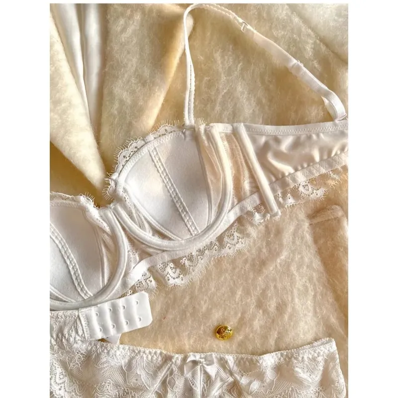 Γαλλικό Half Cup Rabbit Ear Set Hot Sale Γυναικεία εσώρουχα αντιολισθητικά αντιολισθητικά πλαϊνή υποστήριξη Anti-Sag 32-38 — image 7