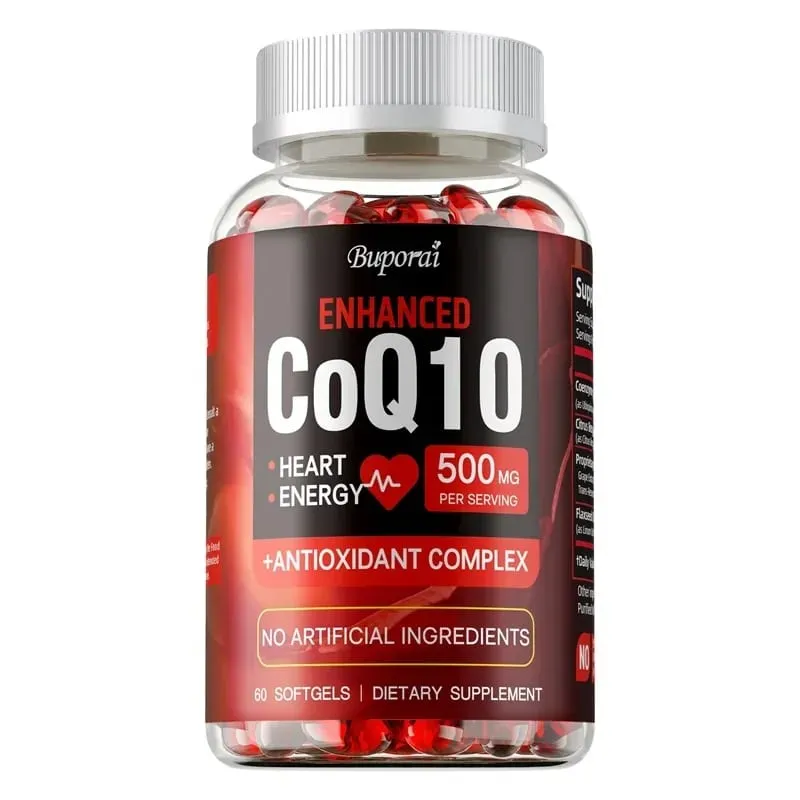 CoQ10-kiegészítő – elősegíti a szív- és érrendszeri és a szív egészségét. Antioxidáns energiát biztosít az általános egészséghez — image 10