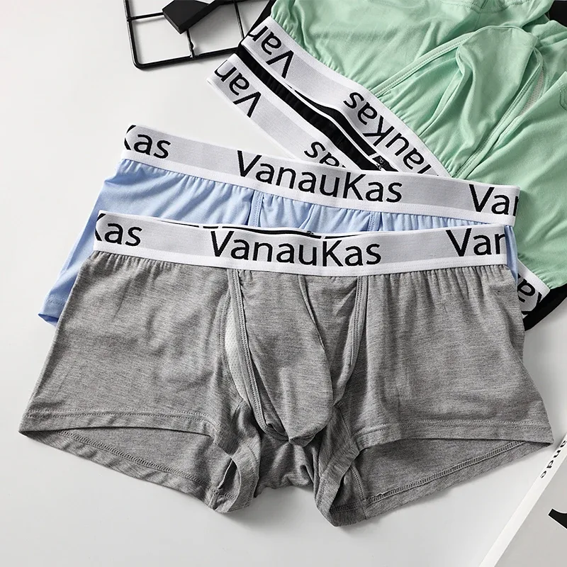 Mens Modal Underwear Boxer Shorts Convenient Pouch Opening for Male — image 5