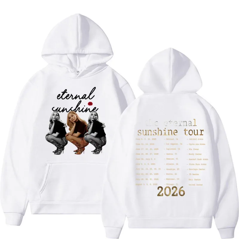 Ariana Grande Eternal Sunshine Tour 2026 Double Sided Print Hoodies Men Women High Quality Fashion Aesthetics Sweatshirts Hoodie — image 6