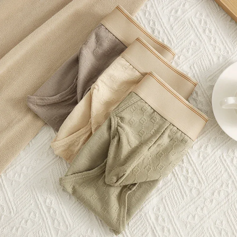 Fashion Men's Underwear Breathable and Comfy Pure Cotton Knit Briefs — image 10