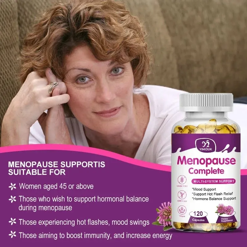 Buy 1 Get 1 Free! Menopause Complete Supplement for Hot Flash Relief Hormone Balance & Mood Soothes Joint Discomfort Vegan — image 3