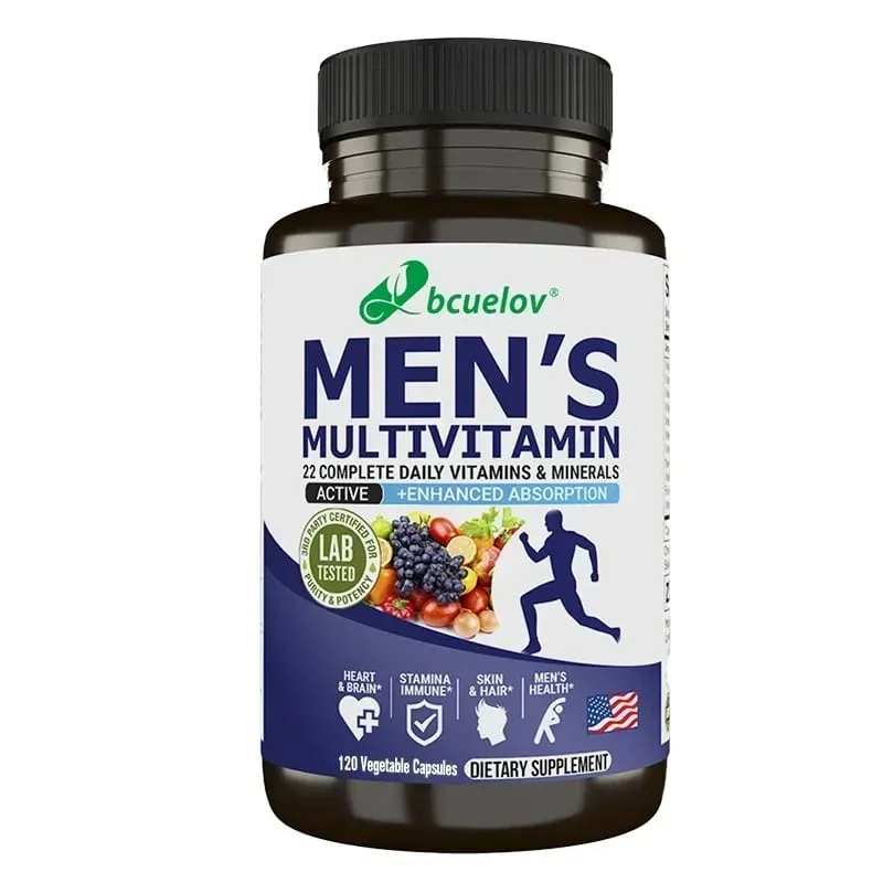 Men’s Multivitamin & Mineral Capsules High Absorption Antioxidant Supplement for Energy Immune Bone Skin & Overall Wellness — image 9