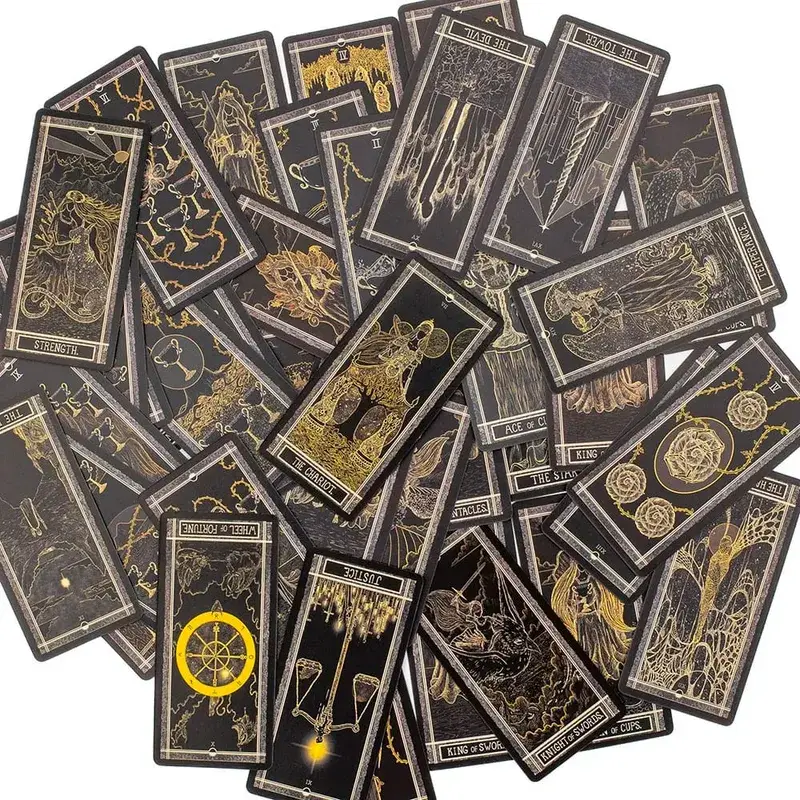 The Kinner Tarot Deck 87Pcs Divination Fate Tarot Oracle Cards Party Entertainment Επιτραπέζιες κάρτες παιχνιδιών 11,3*5,5cm