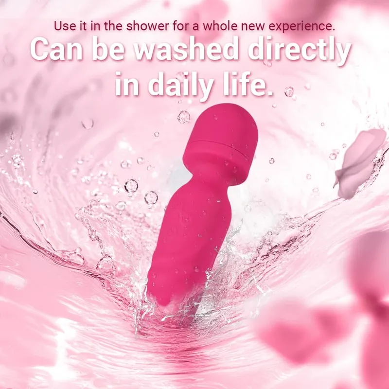 Powerful AV Vibrator Dildos Magic Wand for Women Clitoris Stimulator G Spot Vagina Massager Heating Adult Sex Toys for Female