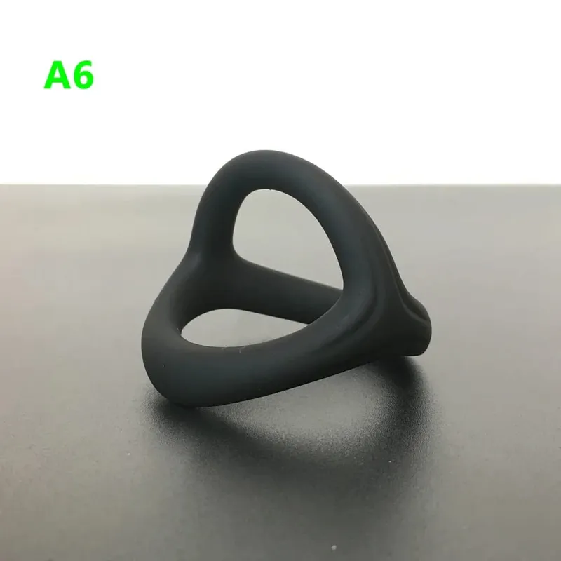 Penis Ring Reusable Silicone Semen Cock Ring Penis Enlargement Delayed Ejaculation Sex Toys For Men — image 12