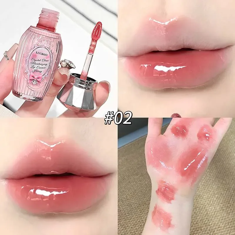 Σχήμα βάζου Water Light Lip Glaze Mirror Lipstick Lip Gloss Ενυδατικό Ενυδατικό Χρωματισμό Φθινοπωρινό χειμωνιάτικο κραγιόν μεγάλης διάρκειας