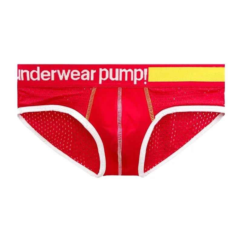 Cueca masculina de malha emagrecedora, cintura baixa, bolsa convexa em u, cintura elástica, respirável, cueca jockstrap colorida — image 38
