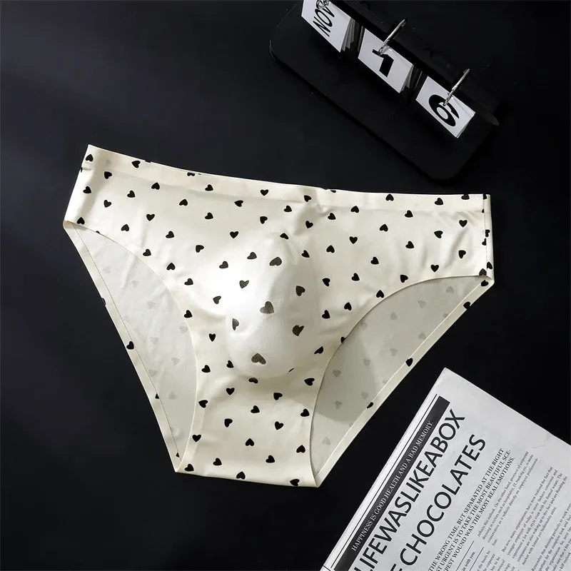 3D space capsule sexy men's underwear ice silk one-piece cuecas masculino cute print cueca adults 18 plus size ropa interior — image 4