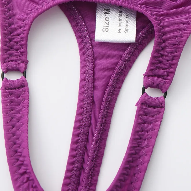 Sexy Men Underwear Thongs with Front Open Pouch Low Rise Fit High Elastic Stretch for Club Party 95%Polyester+5%Spandex — image 10