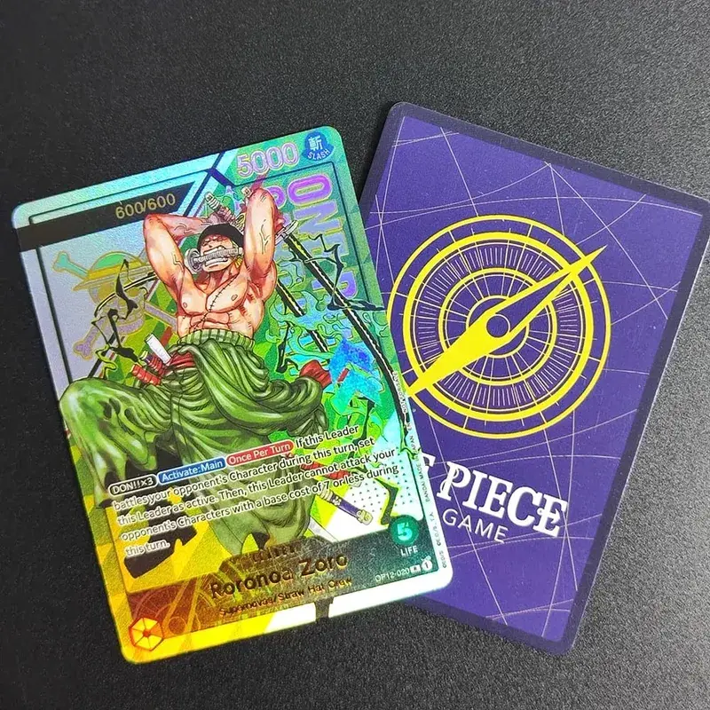 עשה זאת בעצמך One Piece Card Game Treasure Cup Roronoa Zoro OP12-020 בסידרה 1/600 600/600 אוסף כרטיסי אנימה באנגלית — image 6