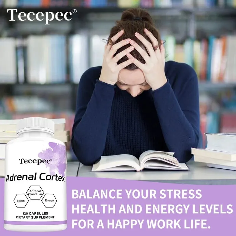 Adrenal Supplements - Supports The Immune System Relieves Stress Fatigue Boosts Energy and Metabolism