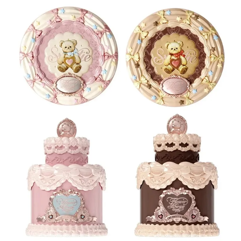 New Arrive Flower Knows The Sweetie Bear Collection Mini Setting Powder Cookie בושם וג'ל ועיפרון גבות כפולים — image 2