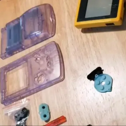 GBC Case GameBoy Color Replacement Case צבעוני צהוב GBC Pokemon Case Pikachu — image 5