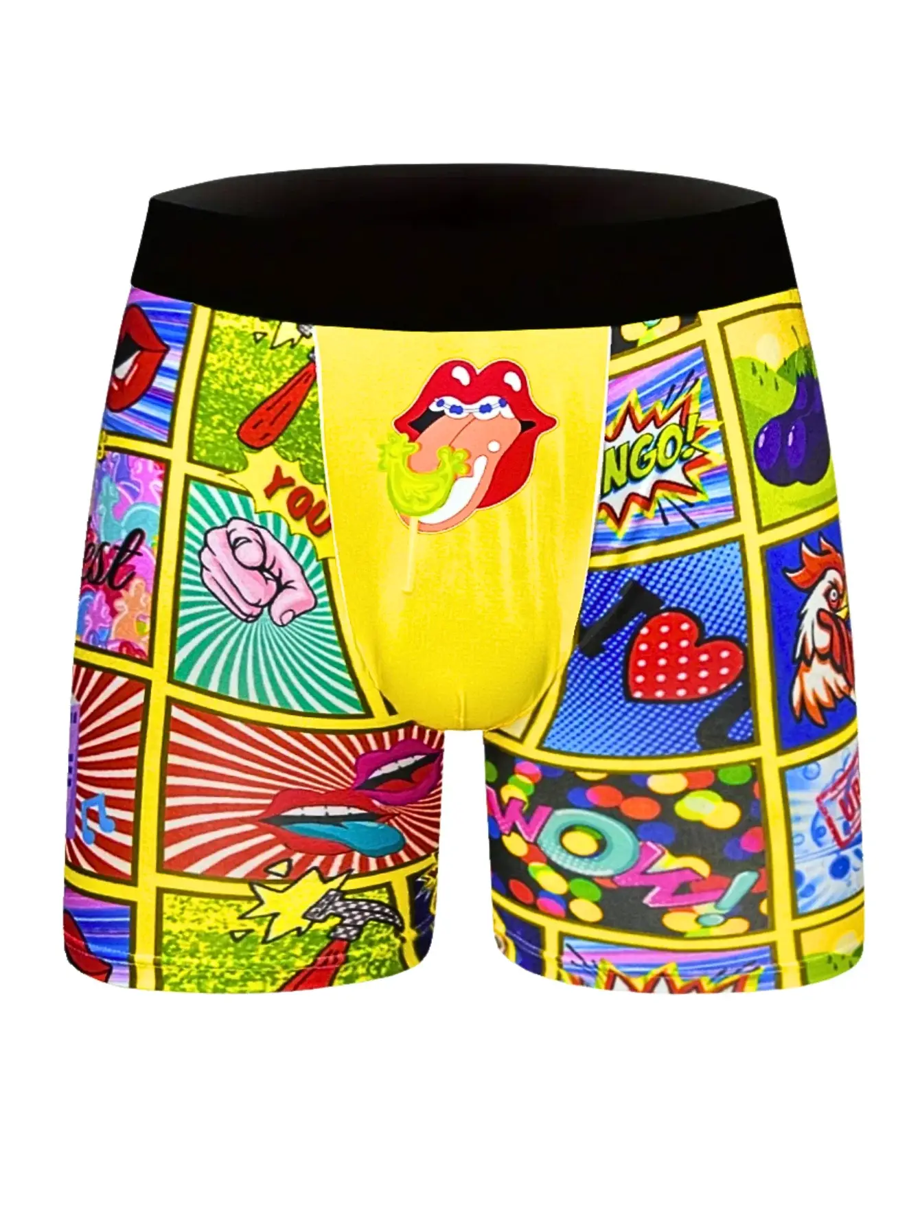 Men Underwear Casual Sports Boxershorts Men Print Long Boxers Teenagers Parents Sexy Funny Underwear Fashionable Printed Shorts