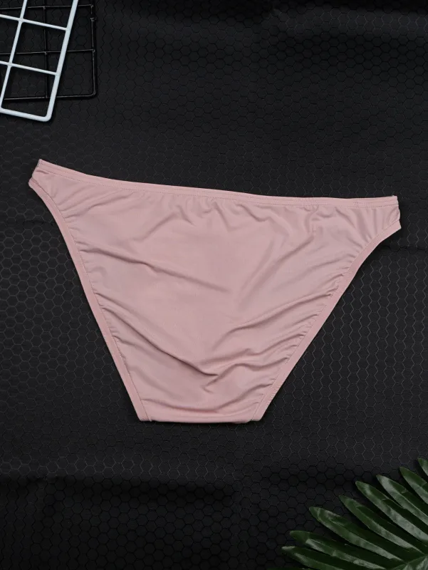 4-Pack of Men's Elastic Fitted Briefs in Random Colors, New Summer Casual Briefs for Men, Solid Color Breathable Comfortable Soft Briefs for Men, Multi-Color Cool and Smooth Briefs for Men — image 2
