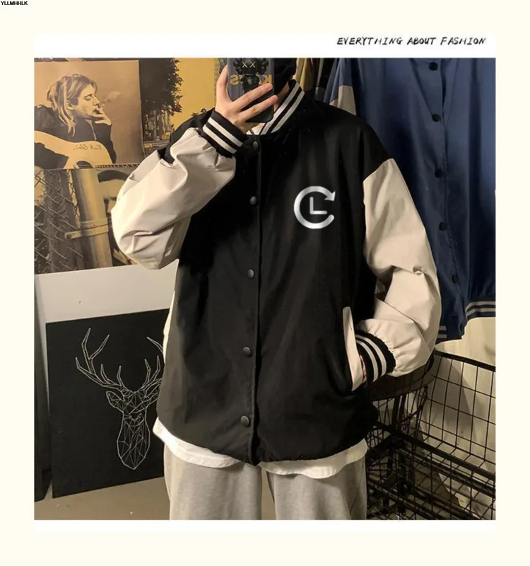 Anime Link Click Cheng Xiaoshi Baseball Jacket Women Men Er Jacket Outerwear Shiguang Daili Ren Charles Baseball Uniform Top — image 6