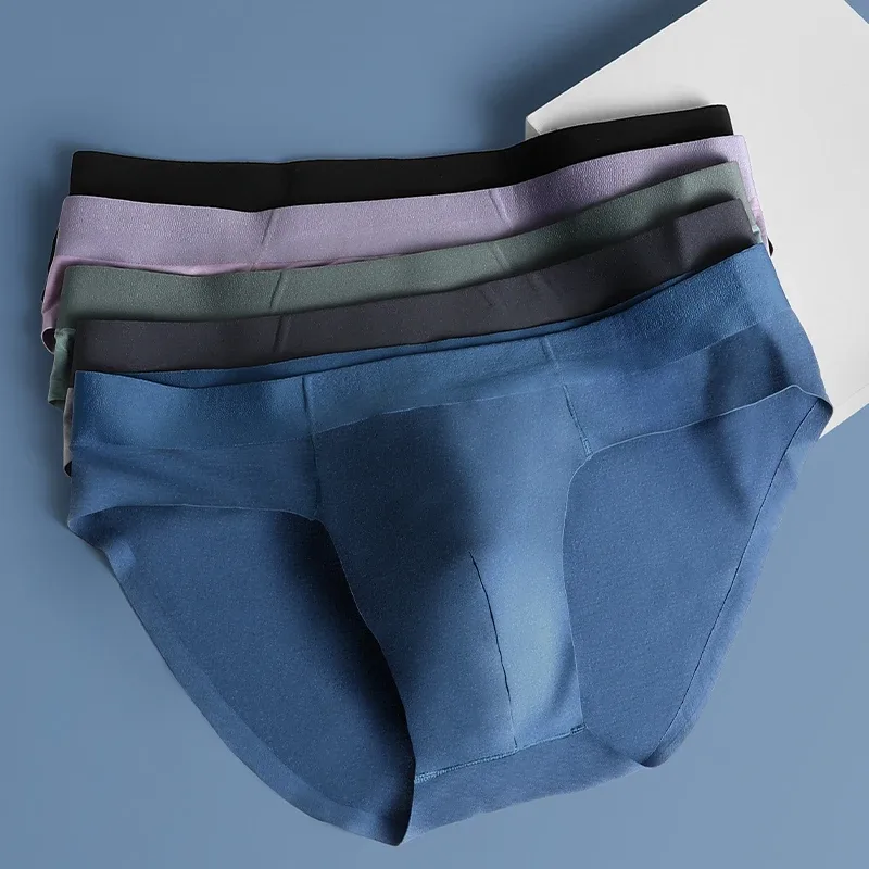 Herrunderkläder Herr Modal sömlösa shorts slimmade sexiga sommar tunna triangelshorts med huvud bekväma och andas — image 5