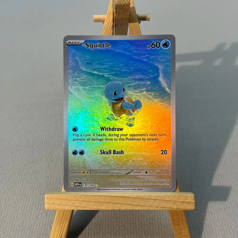 MEW PTCG13-003 Tcg proxy PKM Cards Charizard ex Bulbasaur Charmeleon Rare Collection Battle Toys Δώρα για χόμπι στο σπίτι