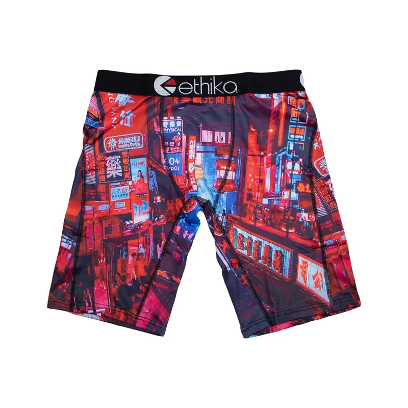 1Pcs Men Underwear Breathable Summer Swimming Mens Boxershorts Panties Plus Size S-3XL Man Underpants Men's Boxers Briefs