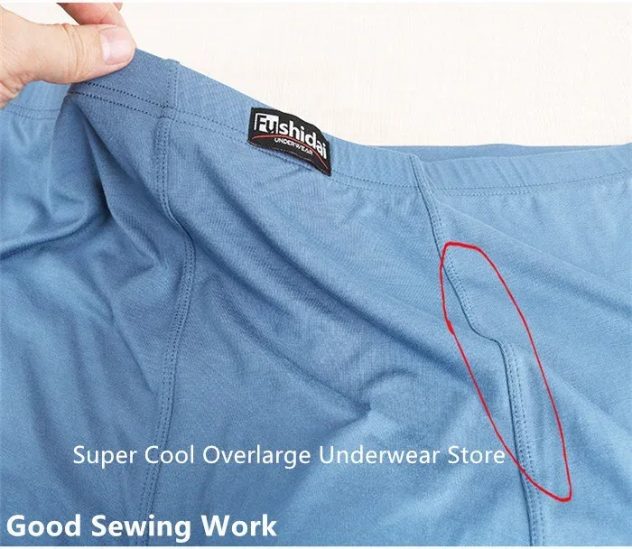 Boxershorts Men Modal Panties 200KG Soft 13XL Panlalaking Panloob Plus Size 12XL Jumbo Underpant Loose 9XL 5XL Red Black Malaking Boxer — image 8