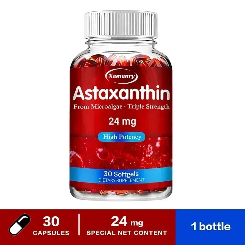 Astaxanthin 24 Mg - Promotes Cardiovascular Health Accelerates Metabolism Maintains Eye Joint and Skin Health Antioxidant — image 9