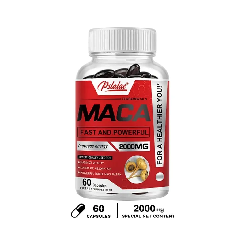 Maca Root Capsules for Men and Women To Maximize Vitality and Performance Made with Black Maca Red Maca and Yellow Maca Powders — image 8
