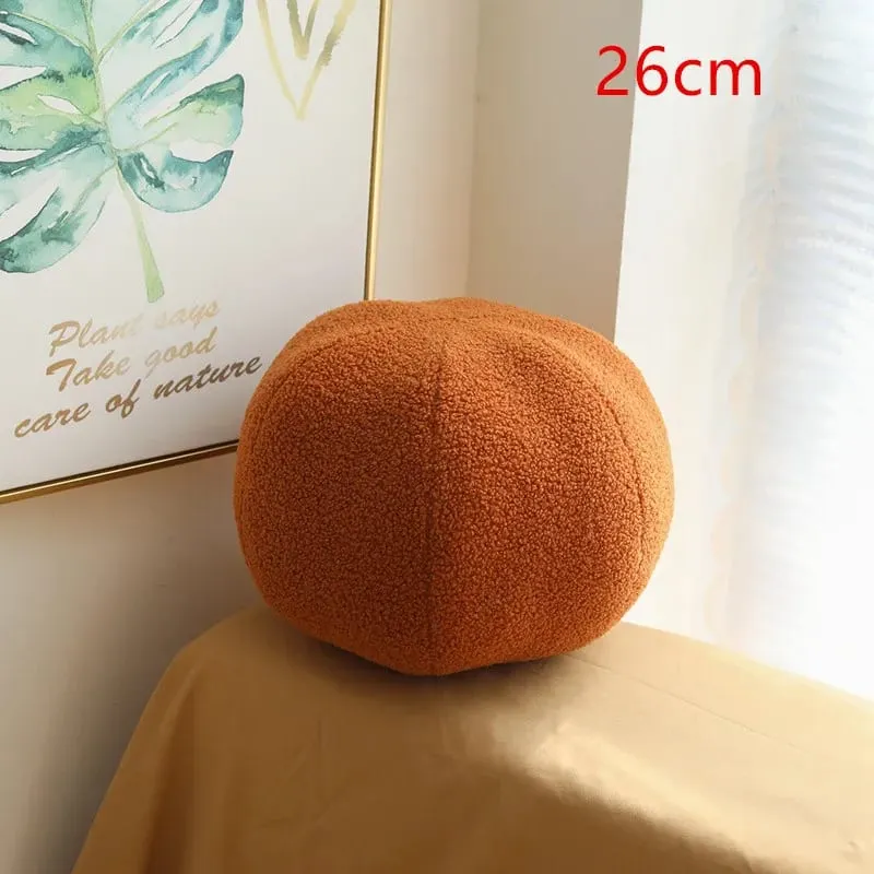 Coussin boule nordique de couleur unie, fleur en peluche, oreiller pour canapé, taille, bureau, jouet pour enfant, cadeaux, décoration de la maison, nouvelle collection — image 9