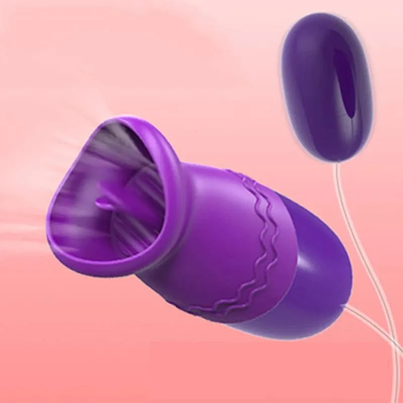 Sucking Vibrator Women G-Spot Vagina Nipple Sucker CClit Stimulator Oral Tongue Pussy Licking Sex Toys Adult Couple Masturbator — image 2