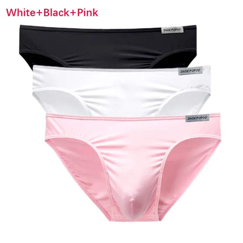 3PCS/Lot Men's Underwear Modal High Quality Soft Briefs Breathable Comfortable Youth Underpants Male Sexy U Bulge Pouch Panties — image 46