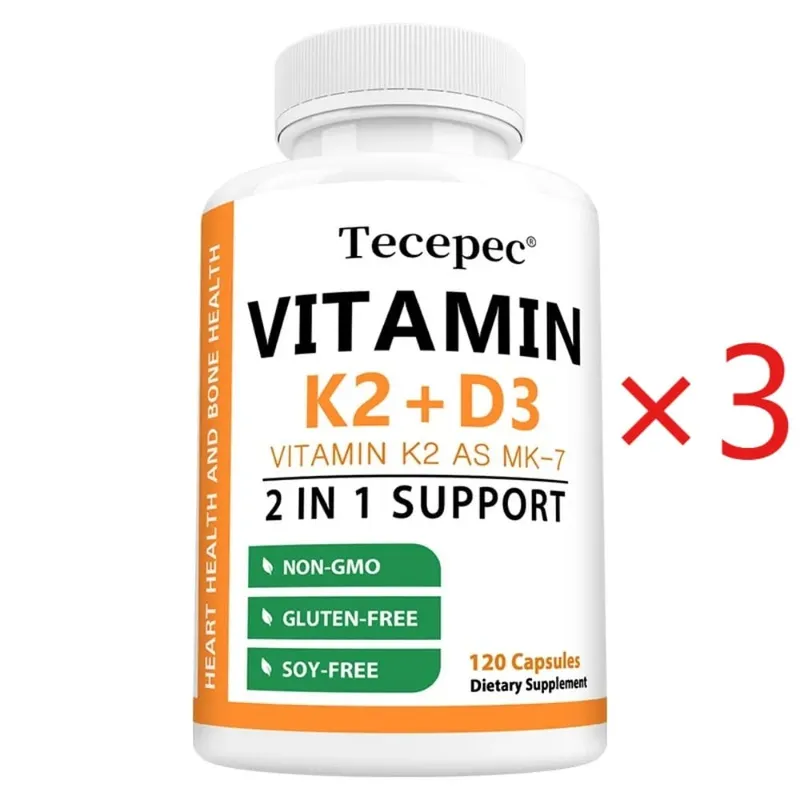 Vitamin D3 + K2 Softgels 2-in-1 Complex Bone Teeth & Immune Health Support Booster ανοσοποιητικού συστήματος — image 11