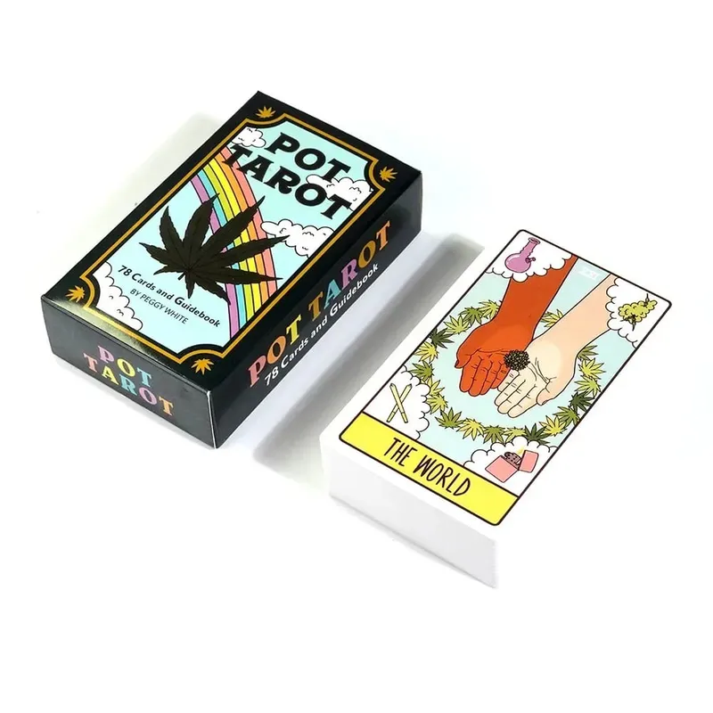 Pot Tarot Oracle Card Leisure Fortune Divination Party Διασκέδαση Παιχνίδι με κάρτες σκακιού Tarot 78 Card Deck