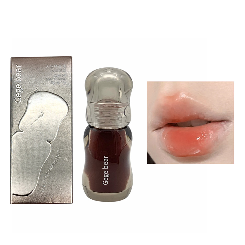Gege Bear Crystal Gloss Lip Tint — Autumn/Winter Hydrating Formula Mirror-Gloss Finish Youthful Plumping Effect — image 4