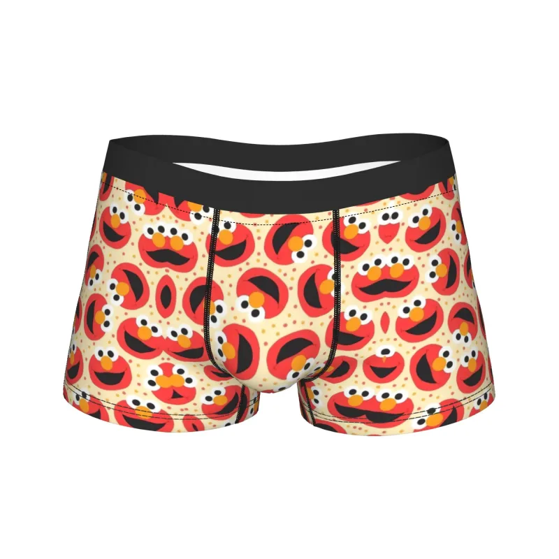 S-Sesames Streets Tango Elmo at Grover Underwear Men Shorts Briefs Nakakatuwang Boxershorts Quality Customs Oversize Panties — image 12